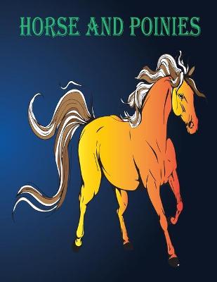 Book cover for horse and poinies