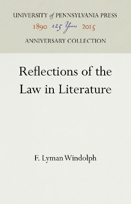 Cover of Reflections of the Law in Literature