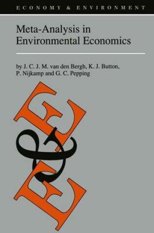 Cover of Meta-Analysis in Environmental Economics