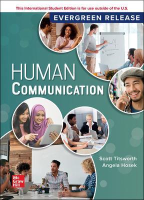 Book cover for Human Communication: 2024 Release ISE