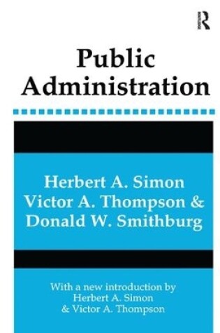 Cover of Public Administration