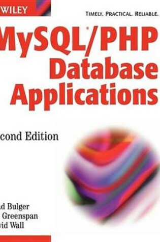 Cover of MySQL/PHP Database Applications