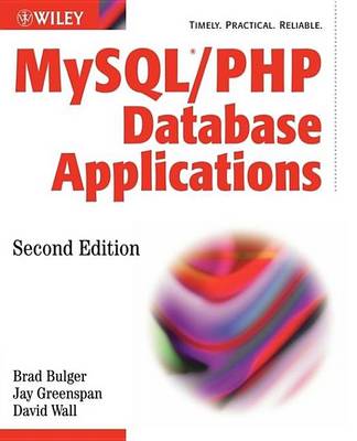 Book cover for MySQL/PHP Database Applications