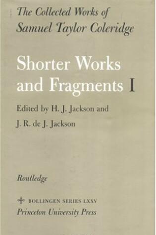 Cover of Coll Works Coleridge V11 2 Vol