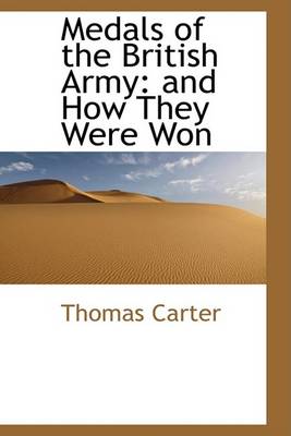 Book cover for Medals of the British Army