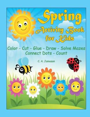 Book cover for Spring Activity Book for Kids
