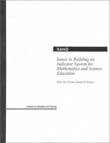 Book cover for Issues in Building an Indicator System for Mathematics and Science Education