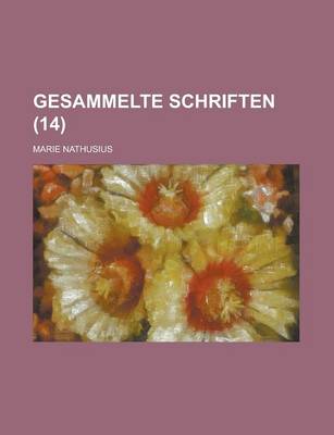 Book cover for Gesammelte Schriften (14 )