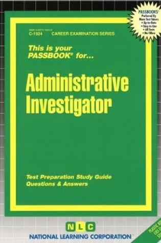 Cover of Administrative Investigator