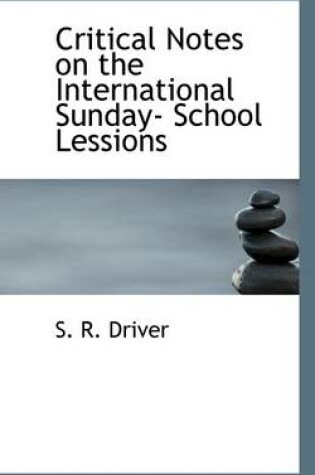 Cover of Critical Notes on the International Sunday- School Lessions