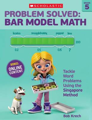 Book cover for Problem Solved: Bar Model Math: Grade 5