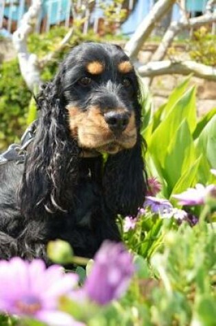 Cover of Black and Tan Cocker Spaniel in the Garden Journal