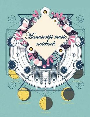 Book cover for Manuscript music notebook