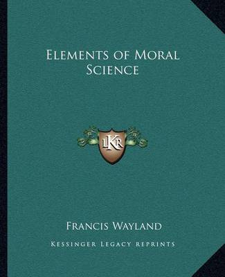 Book cover for Elements of Moral Science