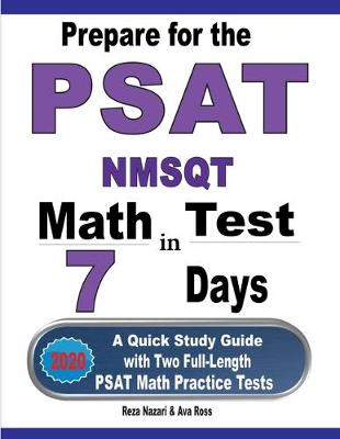 Book cover for Prepare for the PSAT / NMSQT Math Test in 7 Days