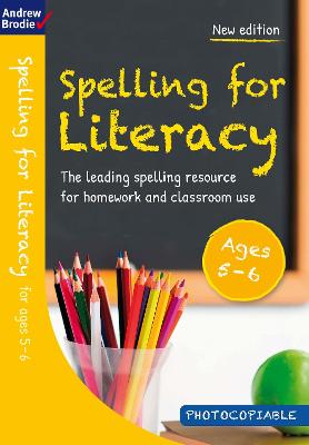 Book cover for Spelling for Literacy for ages 5-6