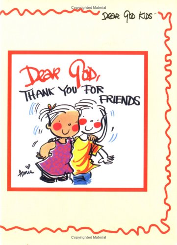 Book cover for Dear God, Thank You for Friends