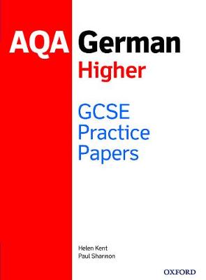 Book cover for AQA GCSE German Higher Practice Papers