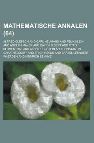 Cover of Mathematische Annalen (64)