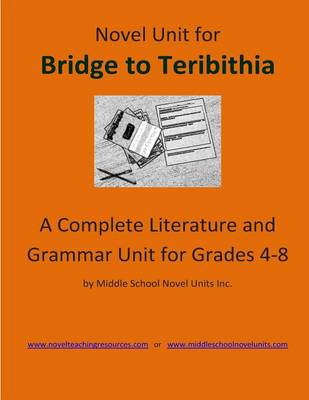 Book cover for Novel Unit for Bridge to Teribithia