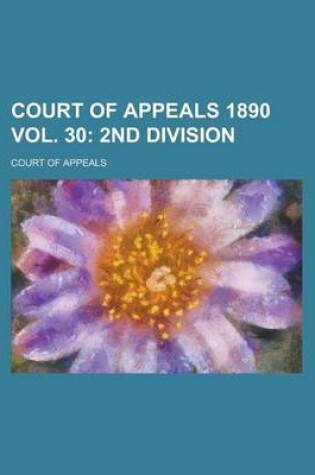 Cover of Court of Appeals 1890 Vol. 30