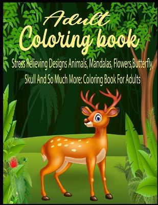 Book cover for Adult coloring book