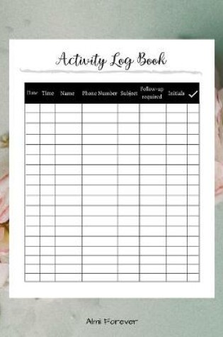 Cover of Activity Log Book 1.1