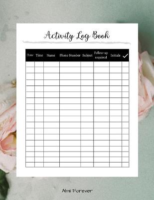 Book cover for Activity Log Book 1.1