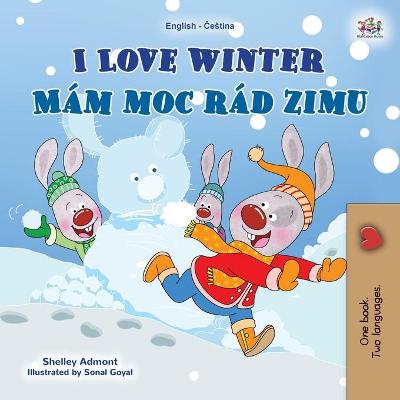 Book cover for I Love Winter (English Czech Bilingual Book for Kids)