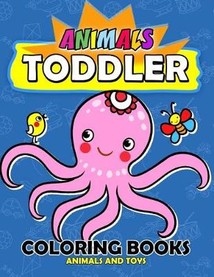 Book cover for Animal Toddles Coloring Book