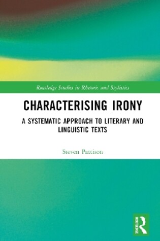 Cover of Characterising Irony