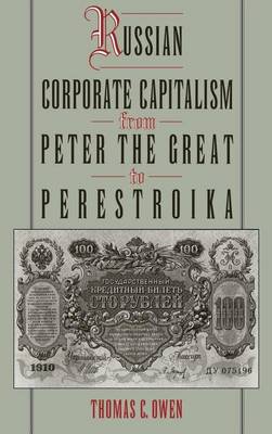 Book cover for Russian Corporate Capitalism from Peter the Great to Perestroika