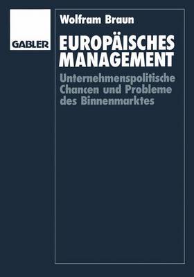 Book cover for Europäisches Management