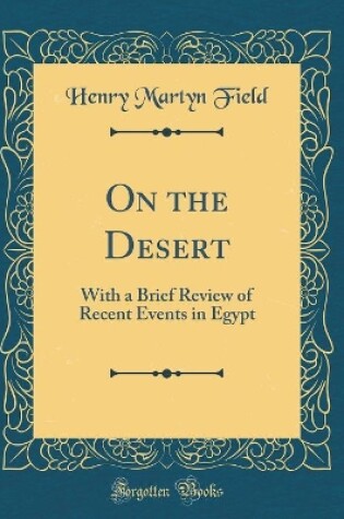 Cover of On the Desert