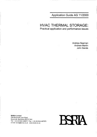 Book cover for Dynamic Energy Storage in the Building Fabric