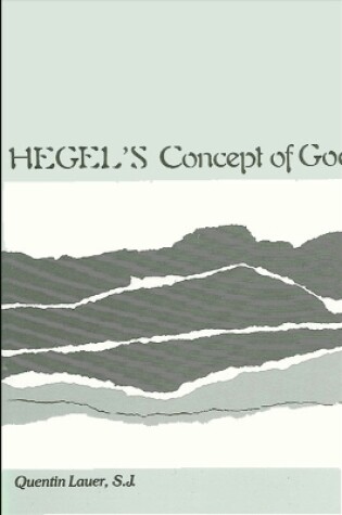 Cover of Hegel's Concept of God