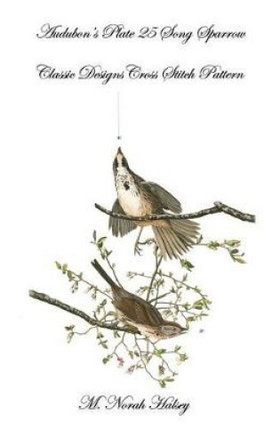 Cover of Audubon's Plate 25 Song Sparrow