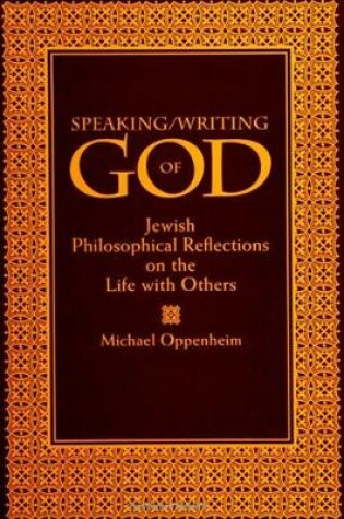 Cover of Speaking/Writing of God