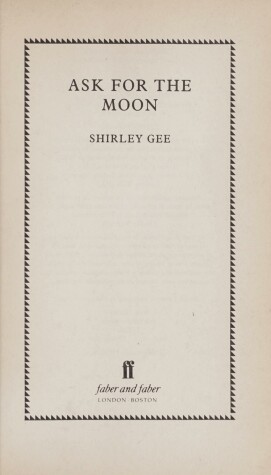 Book cover for Ask for the Moon