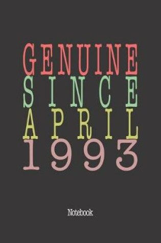 Cover of Genuine Since April 1993