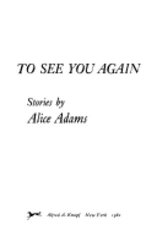 Cover of To See You Again