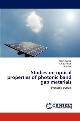 Book cover for Studies on Optical Properties of Photonic Band Gap Materials