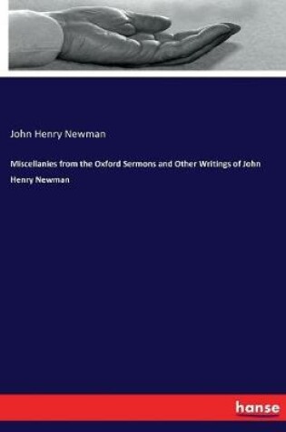 Cover of Miscellanies from the Oxford Sermons and Other Writings of John Henry Newman