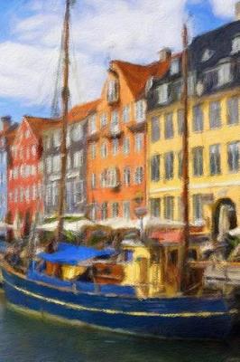 Cover of Nyhavn Copenhagen - Blank Notebook