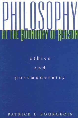 Cover of Philosophy at the Boundary of Reason