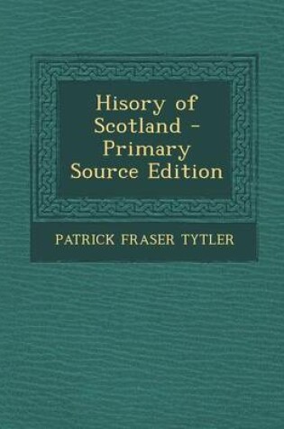 Cover of Hisory of Scotland