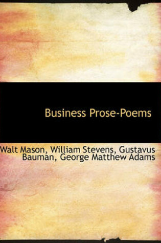 Cover of Business Prose-Poems