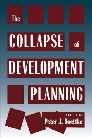 Cover of Collapse of Development Planning