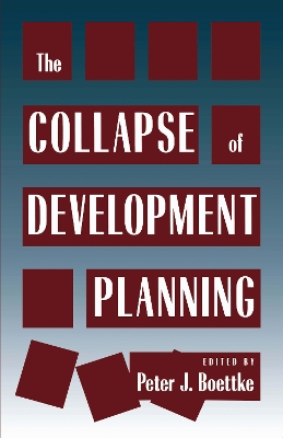 Book cover for Collapse of Development Planning