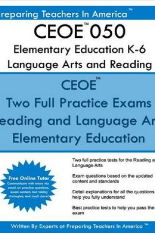 Cover of CEOE 050 Elementary Education Language Arts and Reading